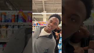 SHAMAR DANCE IN WALMART ⏰🫖🤏 clock it shamar shamarmcco walmart viraldance dance bape [upl. by Amadus]