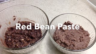 Sweet Red Bean Paste Anko Ogura Thermo cheekyricho tutorial [upl. by Coonan]