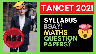 TANCET MBA SYLLABUS  STRATEGY AWARENESS  TANCET MBA [upl. by Ahsienom]