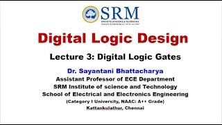 Digital Logic DesignDigital Logic Gate Part 3 [upl. by Thorrlow]