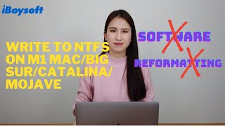 How to enable NTFS write support on M1 Mac or macOS MontereyBig Sur without software [upl. by Aklog]