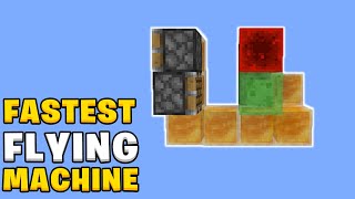 Fastest flying machine for Minecraft 121 [upl. by Natalina]