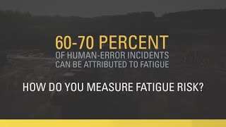 Measuring Fatigue Risk with Technology [upl. by Efal942]