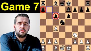 Game 7 2023 World Chess Championship  Nepomniachtchi vs Ding [upl. by Nohcim29]