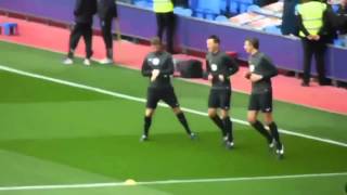 Mark Clattenburg enjoying his day at Selhurst Park [upl. by Novah651]