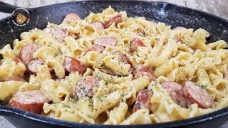 Smoked Sausage Cajun Alfredo Recipe  Episode 698 [upl. by Lajet]