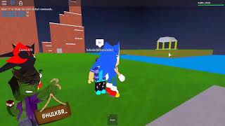 Roblox  SONIC SONIC IN ROBLOX HulkBR Repost [upl. by Aizek226]