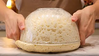 Das Brotrezept das das Internet in die Luft jagte Brot in 5 Minuten Brot backen Einfaches Rezept [upl. by Huberto]