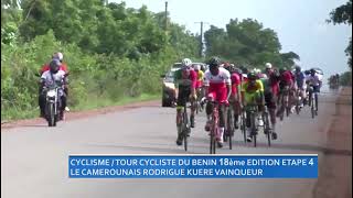 Le camerounais Rodrigue KUERE remporte la 4ème étape du Tour cycliste du Bénin 2023 [upl. by Selry31]