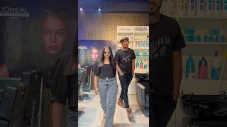 Protein hair treatment ❤️hairstyle haircuts salon maharashtra beauty model love vairalvideo [upl. by Yleve]