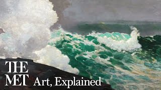 How Winslow Homer evokes the power of nature with just a few elements  Art Explained [upl. by Ainitsirc]