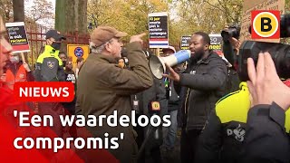 Demonstratie tegen grijze piet in Breda  Omroep Brabant [upl. by Ecarret]