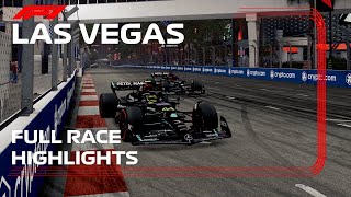 F1 23  Las Vegas 100 Full Race Replay [upl. by Letizia230]