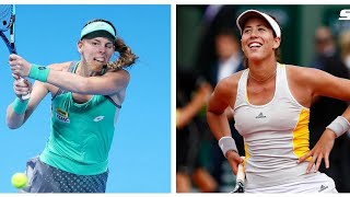 Despina Papamichail vs Garbine Muguruza  Toray Pan Pacific Open  R3 [upl. by Ycats]