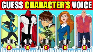 🔊IMPOSSIBLE Guess The Ben 10 Voice Quiz  Four Arms GhostFreak Heat Blast Diamond Head Upgrade [upl. by Scully790]