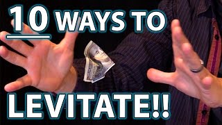 10 Ways to LEVITATE Epic Magic Trick How Tos Revealed [upl. by Ramedlav]