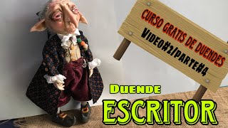 Cómo armar un DUENDE de PORCELANA FRÍA 🔔duende escritor [upl. by Naesal]