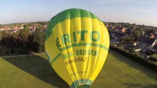 Opstijgen van een warme luchtballon [upl. by Bergess]