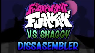 FNF VsShaggy 25 Disassembler 4 Key Mania Rechart [upl. by Blen]