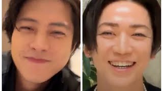 Tomohisa Yamashita x Kamenashi Kazuya Instagram Live PART 1 山下智久 instagramlive インスタライブ [upl. by Nilloc733]