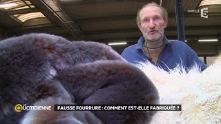 Fausse fourrure comment estelle fabriquée [upl. by Alorac537]