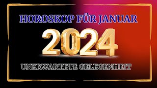 Horoskop für Januar 2024  für jedes Tierkreiszeichen  ein Monat der Möglichkeiten [upl. by Hallie]