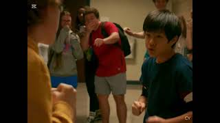 Cobra Kai  Season 2  Episode 10  Cobra Kai VS Miyagido  Schoolfight  Demetri defeats Hawk [upl. by Rodrick]