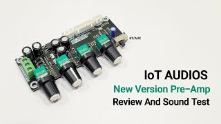 IoT Audio New Version PreAmp Board  BT 50  You Like Electronic [upl. by Ecenahs]