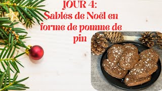 Sablés de noël en forme de pomme de pin  XMAS4 [upl. by Merridie]