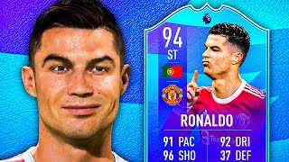 THE GOAT 🐐 94 POTM Ronaldo Player Review  FIFA 22 Ultimate Team [upl. by Kina]