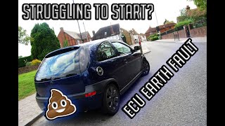 Corsa C SXi 12 Z12XE Ecotec Starting intermittent problem ECU Earth Fault [upl. by Ilagam]