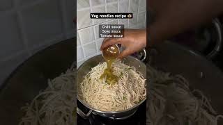 Veg noodles recipe 🍝viralvideo noodles noodlesrecipe chinese snacks trending trendingshorts [upl. by Llenwad152]