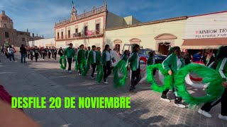 TRADICIONAL DESFILE 20 DE NOVIEMBRE en OJOCALIENTEZACATECAS  coique vlogs [upl. by Pollack70]