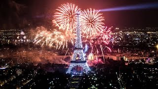 En direct sur ma chaine le feu dartifice du 14 juillet 2016 à Paris 14 july Bastille Day [upl. by Atiuqam]