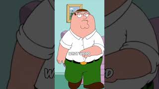 Peter says the word darkhumorviralvideo familyguy familyguyfunnymoments [upl. by Novyak]