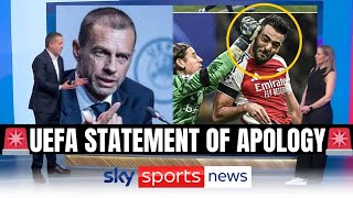 🚨NOW✅ UEFA Apology to Arsenal for Disallowed Penalty Against Inter Milan  Full Reaction [upl. by Kiley]