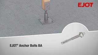 EJOT Anchor Bolts BA [upl. by Dodds]