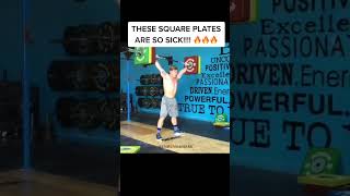 Crazy Square Plates lifting gymmemes motivation gains muscle [upl. by Yrogerg135]