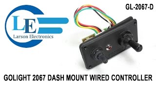 GL2067D Dash Mount Remote Control for Golight 2067 Spotlight [upl. by Ahsyle]