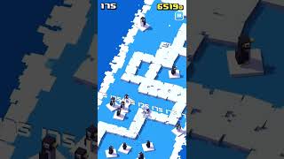 🐧 Slippy Penguin In Crossy Roady — Personal Best 301 [upl. by Nahn929]