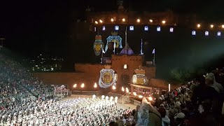 Massed Pipes amp Drums The Royal Edinburgh Military Tattoo military event [upl. by Eneri]