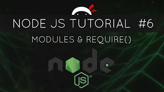 Node JS Tutorial for Beginners 6  Modules and require [upl. by Asseram]