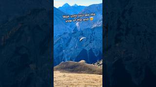 Paragliding Take Off with the most beautiful view  Hike and Fly [upl. by Donn]