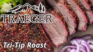 Smoked TriTip Roast Using Traeger Pellet Smoker [upl. by Dareen]