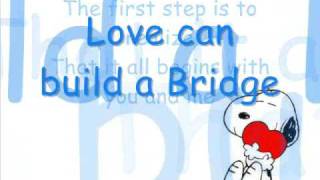 Westlife  Love Can Build A Bridge Lyrics [upl. by Lahpos251]