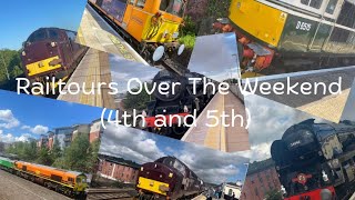 4 railtours over the course of the weekend [upl. by Barn]