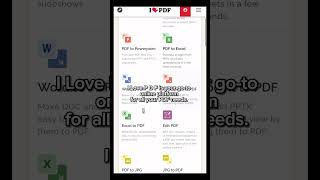 How to convert amp edit PDFs with ILovePDF mwendetriesnewthings tipsandtrickswithmwende [upl. by Kus]