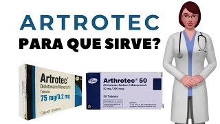 ARTROTEC que es y para que sirve artrotec como tomar artrotec 75 mg [upl. by Langelo144]