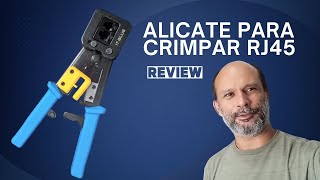 Alicate Crimpador RJ45 por R4500 Vale a Pena [upl. by Nohsed]