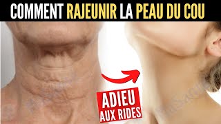 Relâchement de la Peau du Cou  Astuce pour un Cou Jeune et Ferme Adieu aux Rides et Double Menton [upl. by Lory]